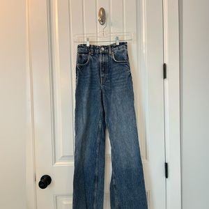 zara wide leg jeans